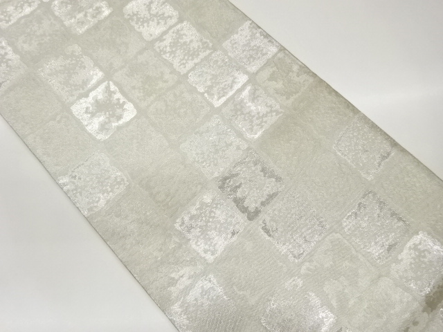 JAPANESE FUKURO OBI / WOVEN SHIKISHI PATTERN